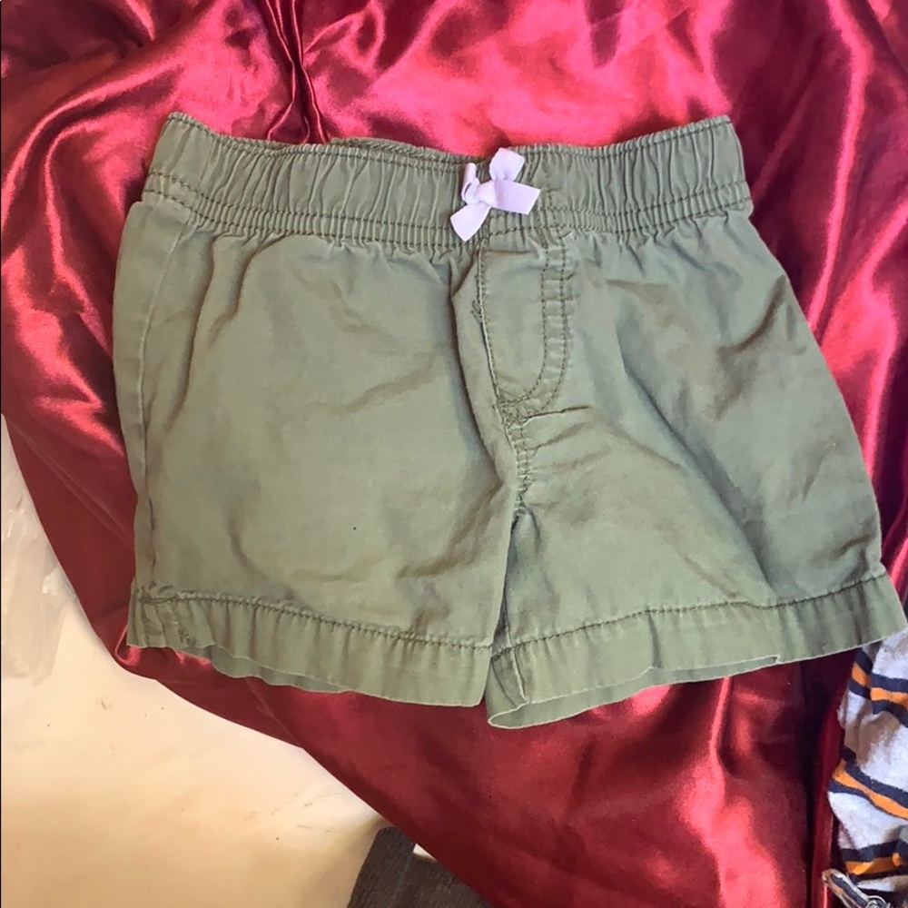 Green toddler pants for girls